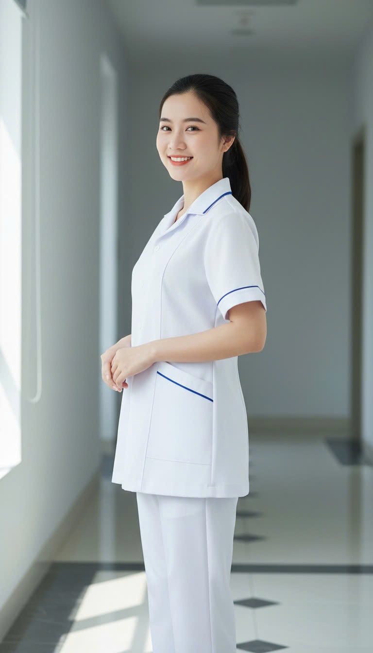 Áo Blouse Điều Dưỡng