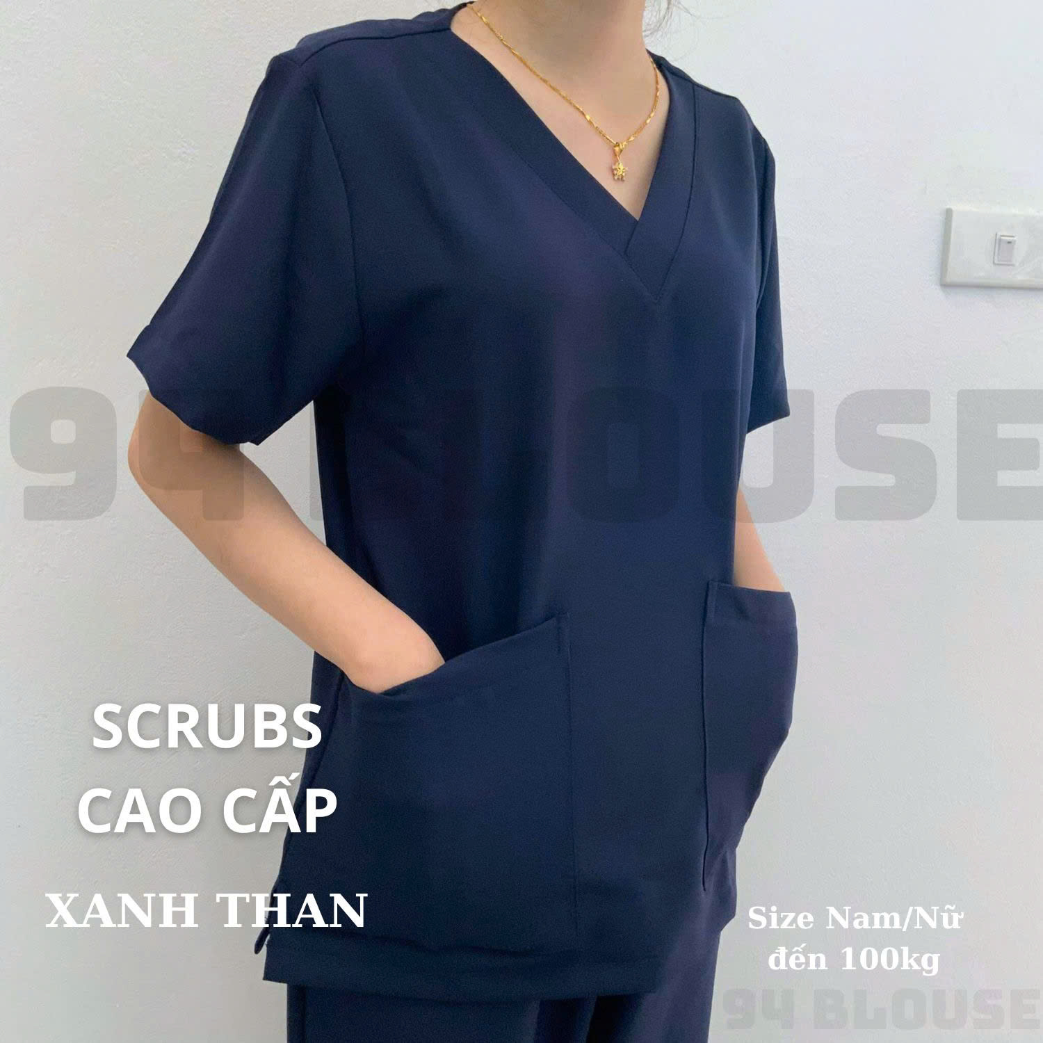 Scrubs Màu Xanh Than